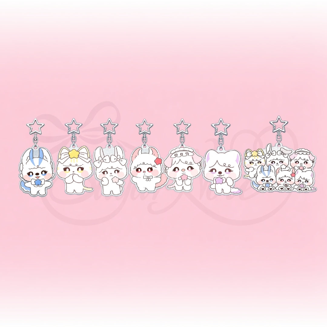 メンバーキャラクターアクリルキーホルダー