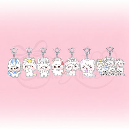 メンバーキャラクターアクリルキーホルダー