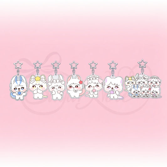 メンバーキャラクターアクリルキーホルダー