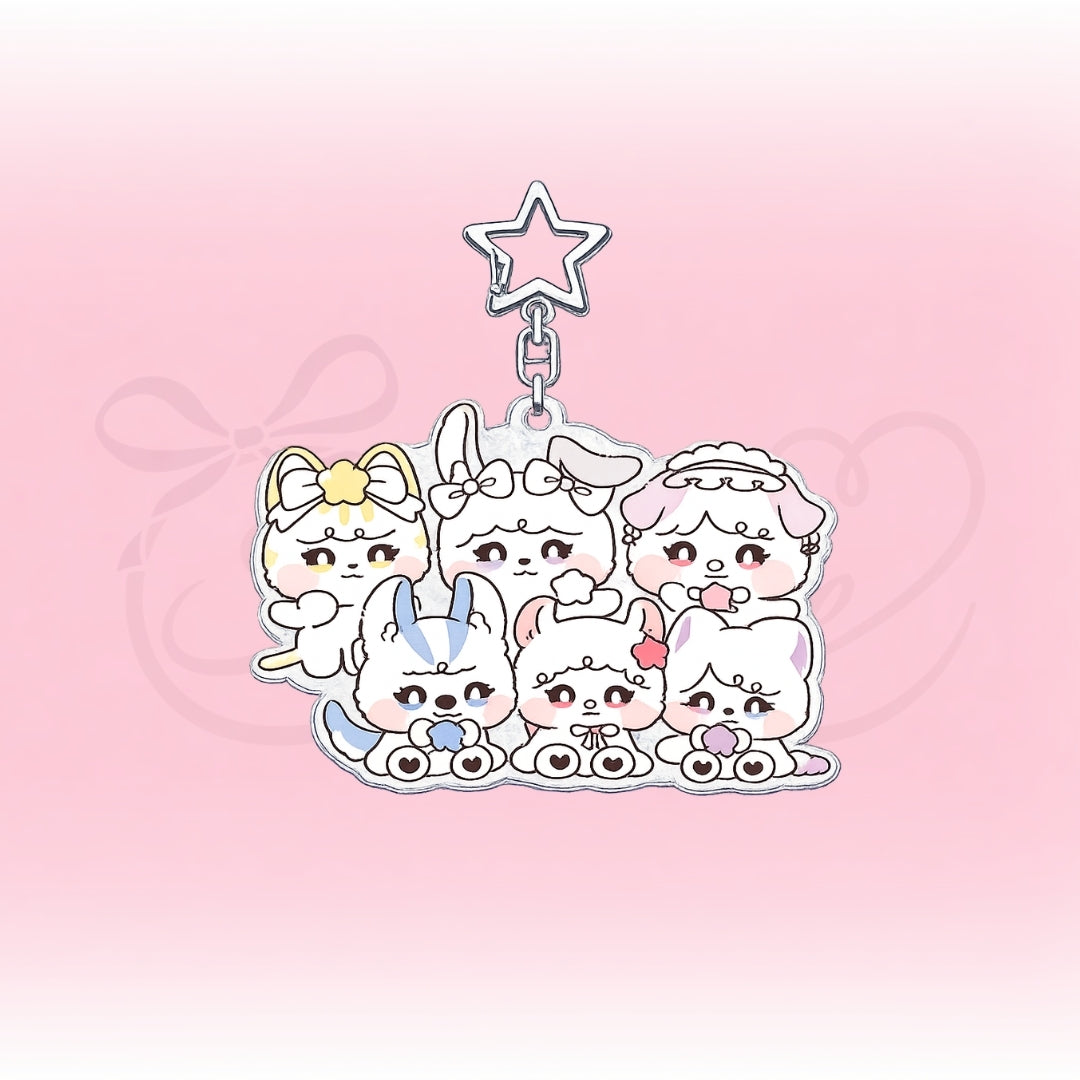 メンバーキャラクターアクリルキーホルダー