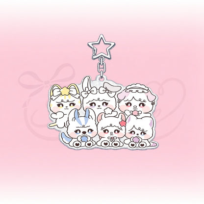 メンバーキャラクターアクリルキーホルダー