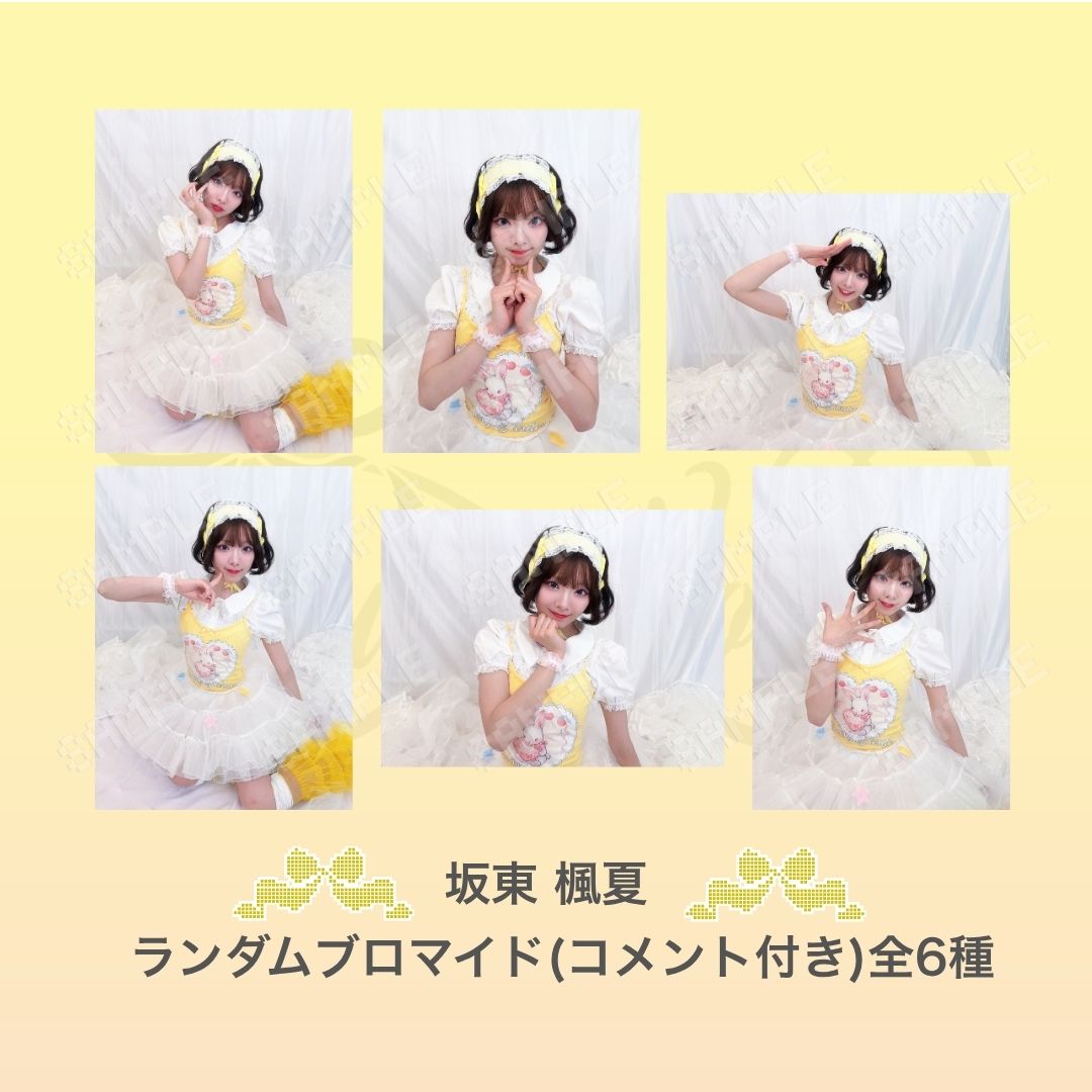 ⋆ ࣪ ˖ ランダムブロマイド ˖ ࣪⭑：ひなふうらんど衣装（コメント付き）