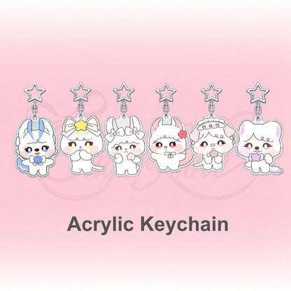 メンバーキャラクターアクリルキーホルダー
