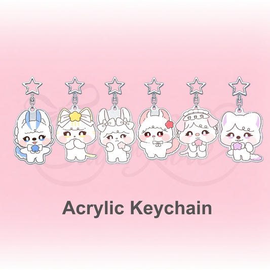 メンバーキャラクターアクリルキーホルダー